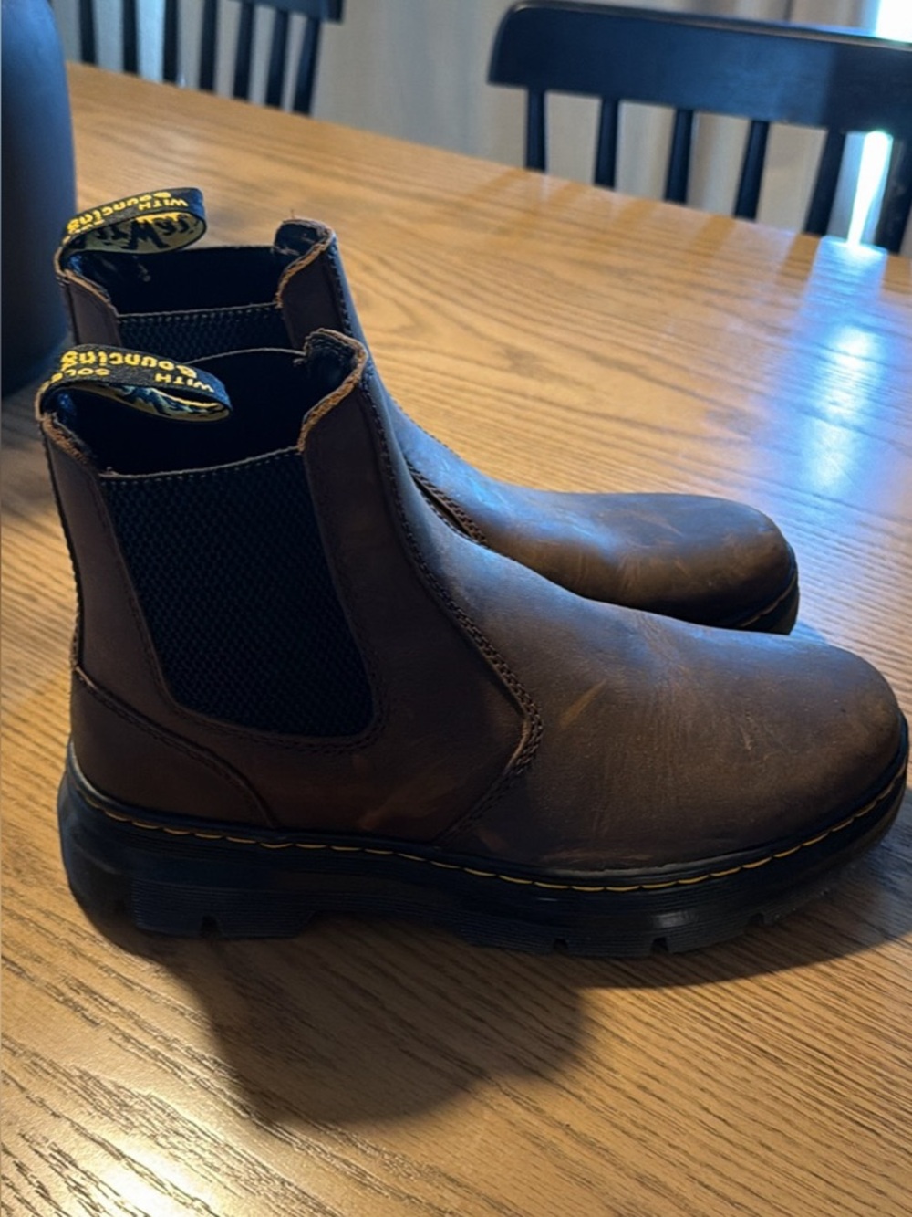 Dr. Martens Women’s Brown Leather Chelsea Boots